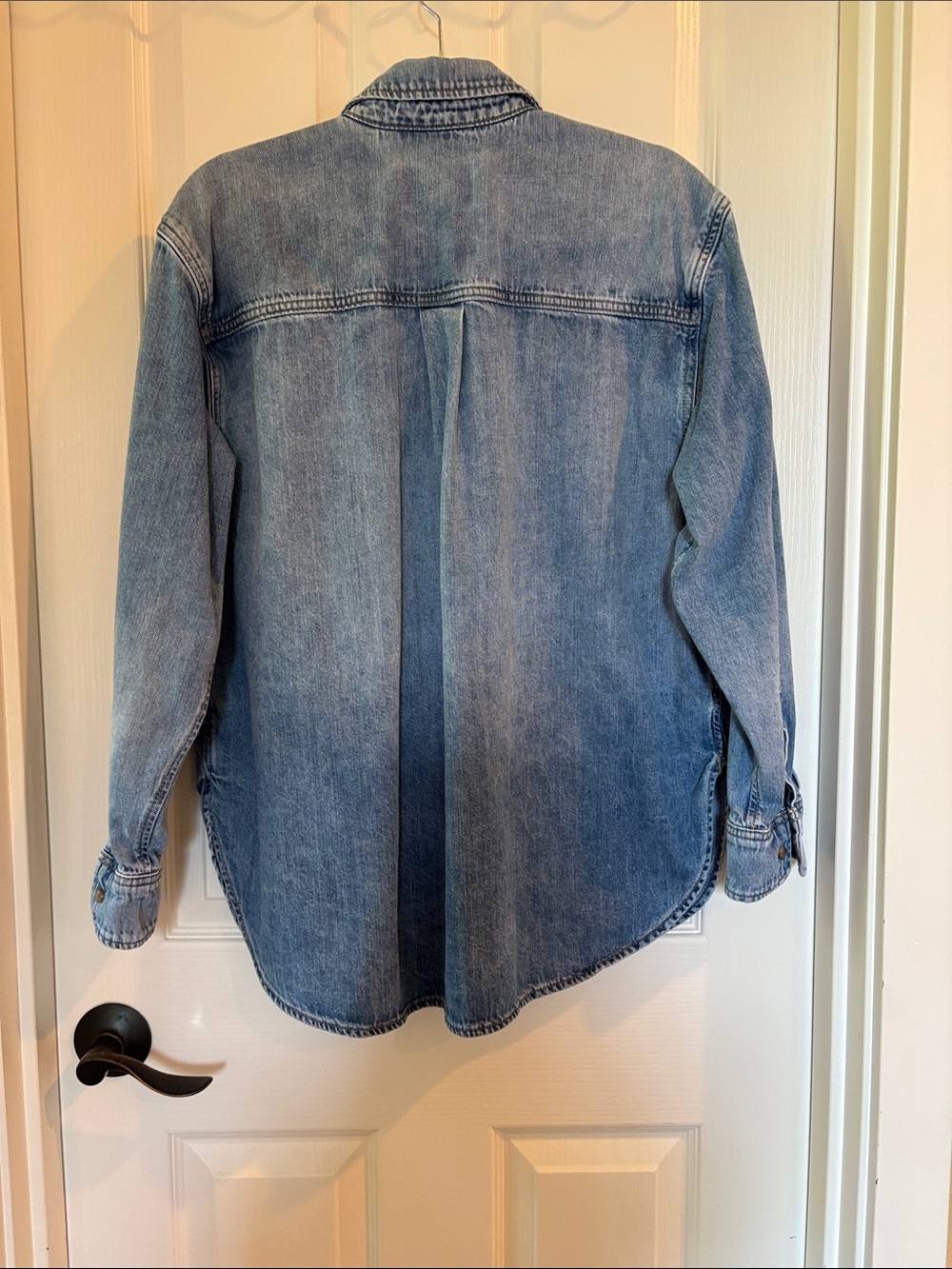Universal Thread Light Blue Denim Button-Front Jacket - Picture 3 of 3